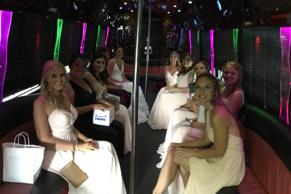 40 Passenger Party Bus