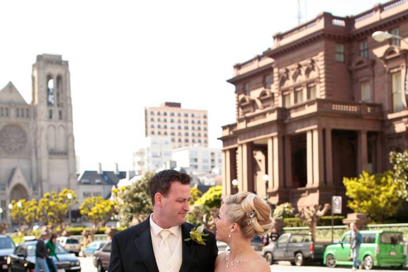 Creative couple portrait