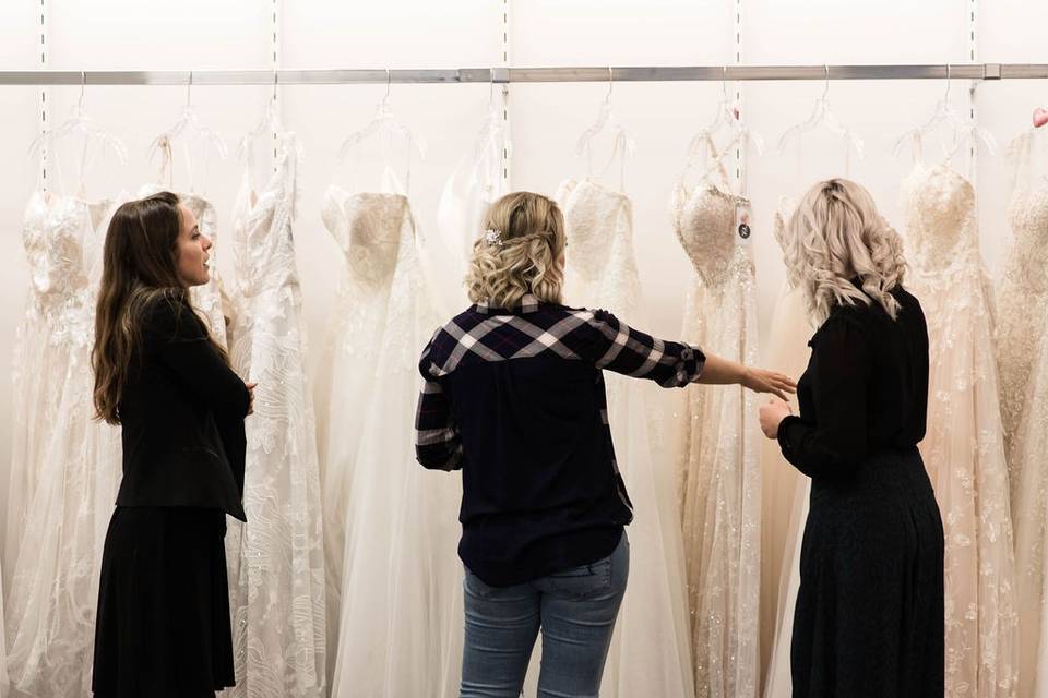 Wedding dress shopping