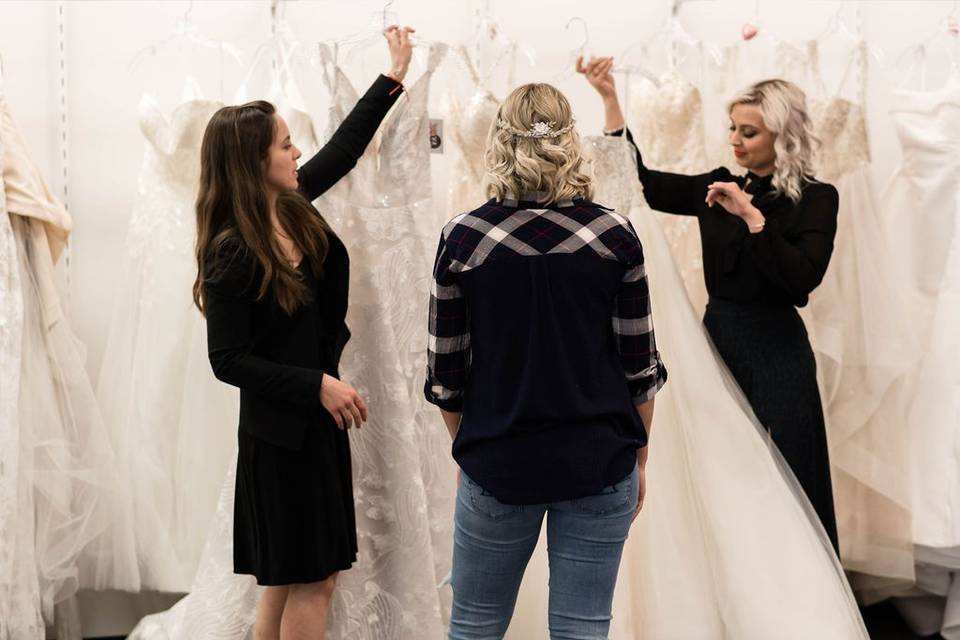 Wedding dress shopping