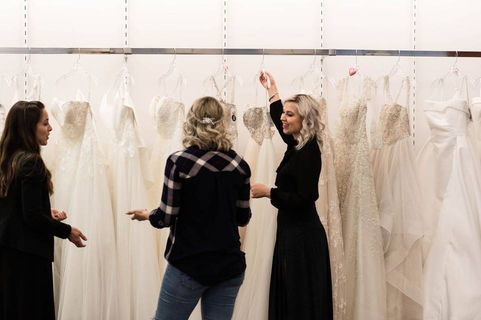 Wedding dress shopping