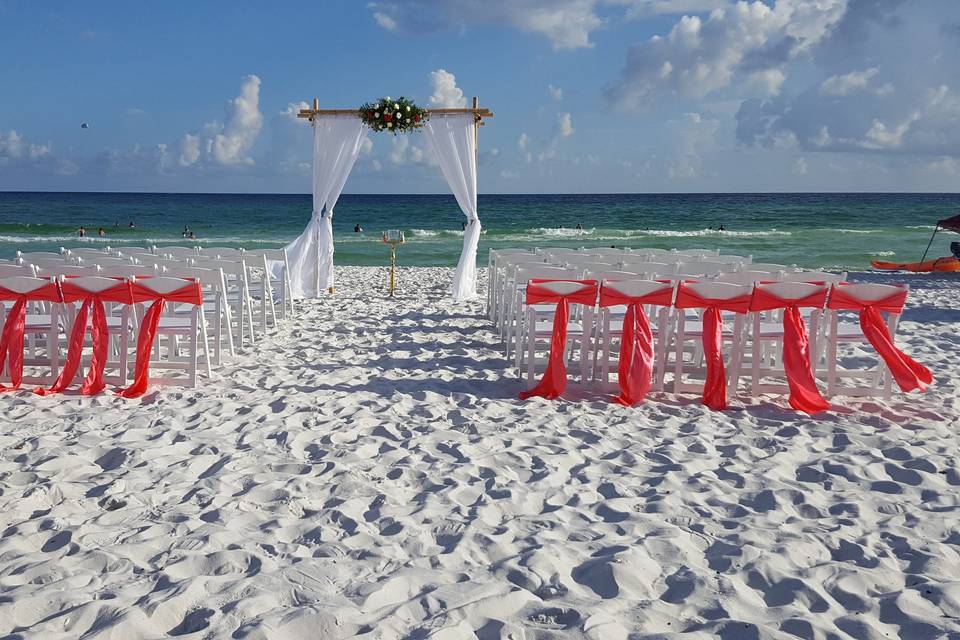 Beach wedding