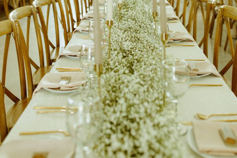 Grand wedding table