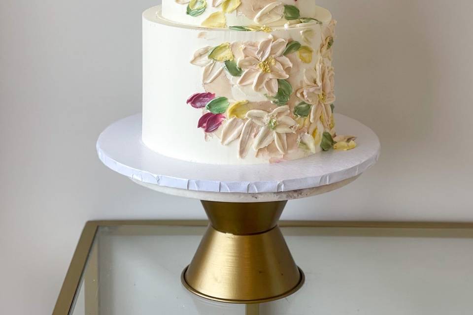 Palette Buttercream Cake