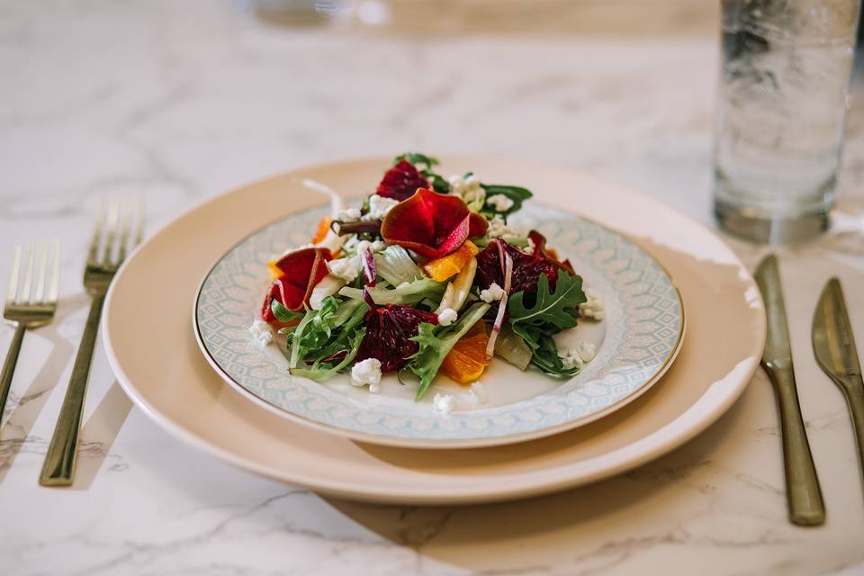Plated Salad