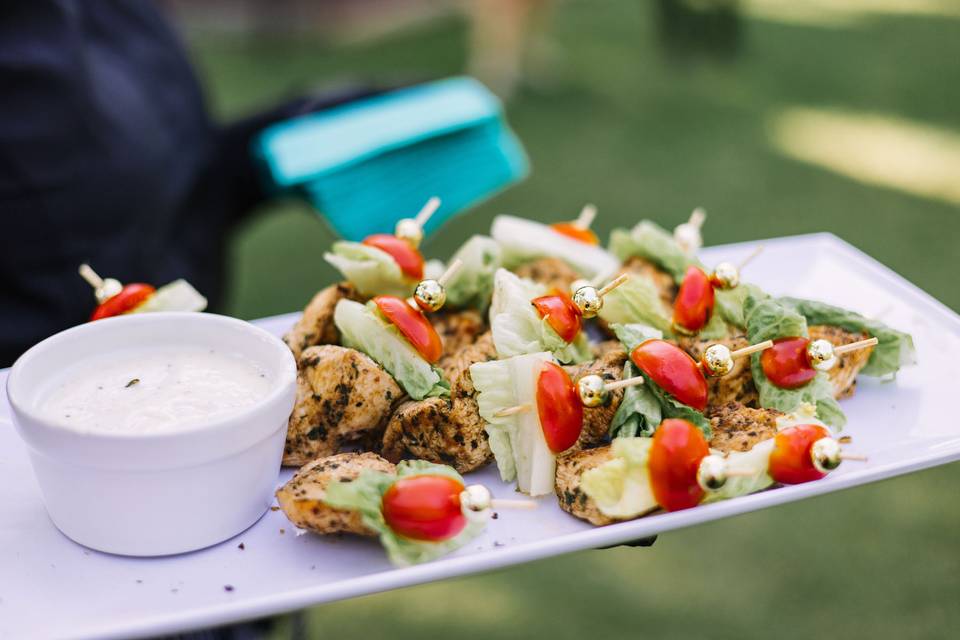 Chicken Caesar Skewers