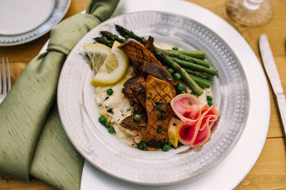 Vegetarian Plated Meal