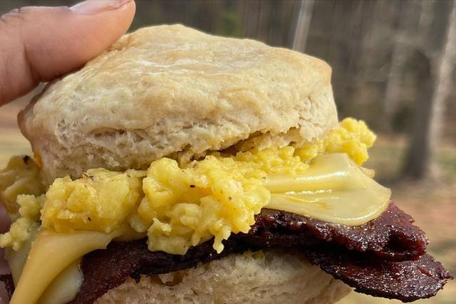 Bacun, egg, cheese