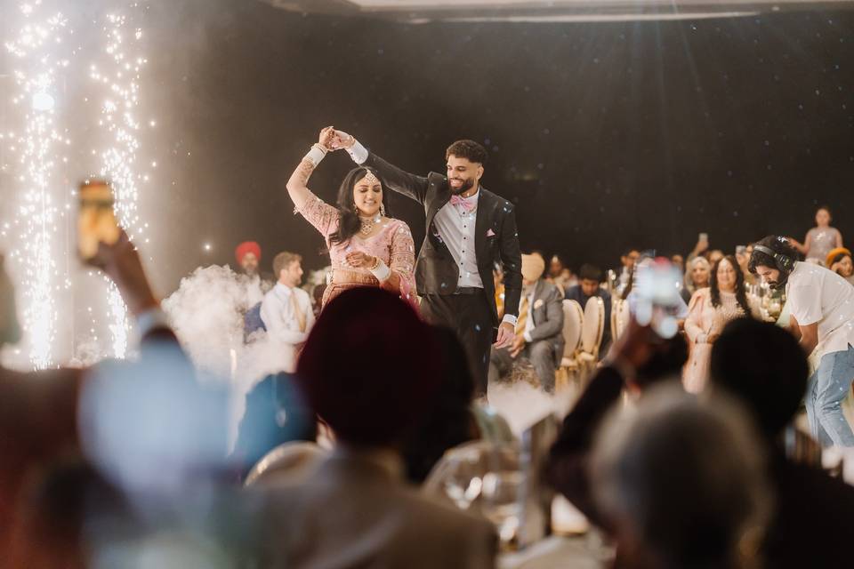 Reception candid moments