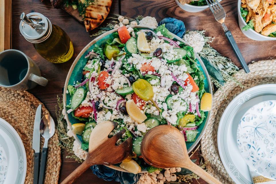 Traditional Greek salad