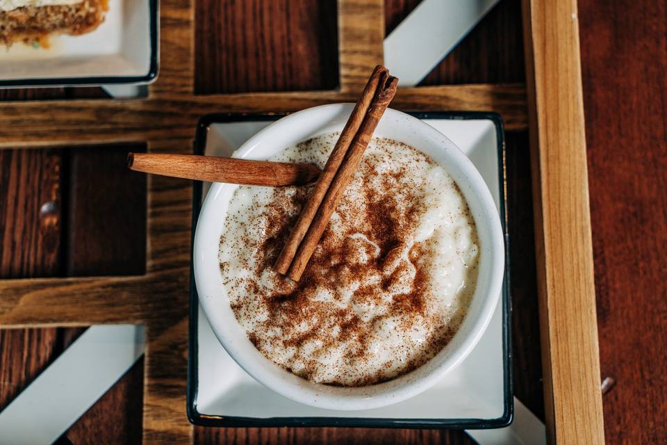 House-made rice pudding