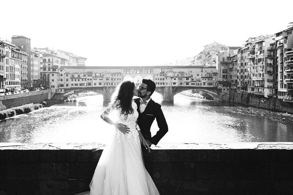 Intimate wedding in Florence