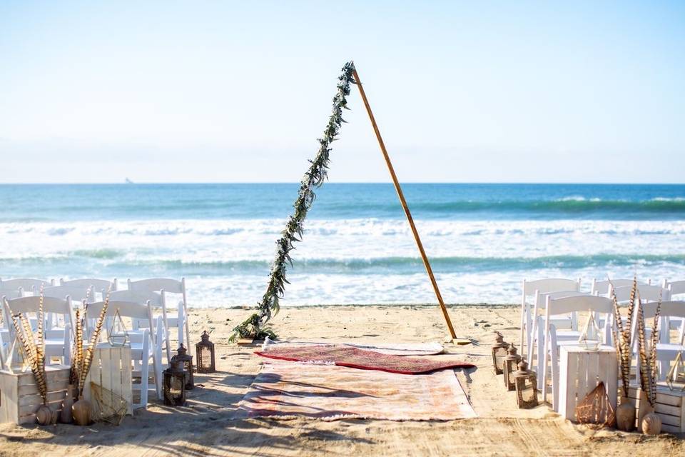 Boho Beach Wedding