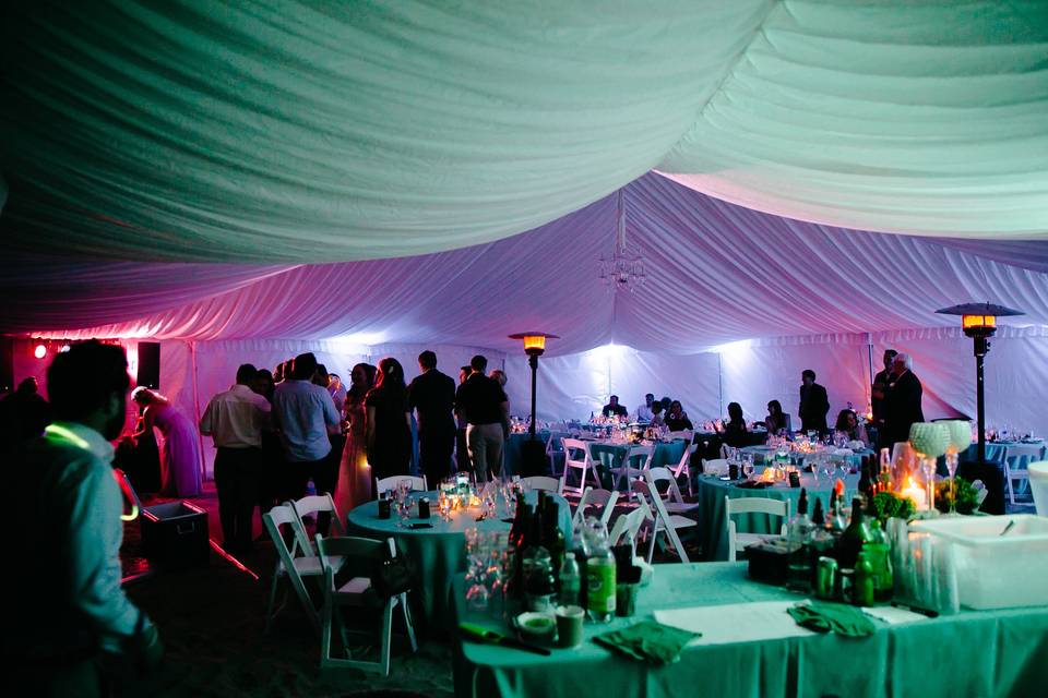 Tented Beach Wedding