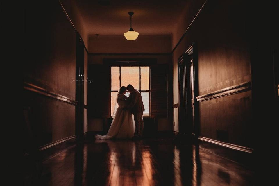 Bride and Groom Hallway