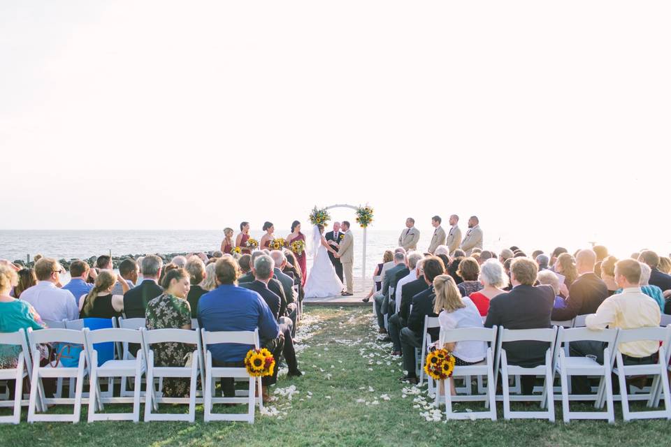 Eastern Shore Wedding Ceremony
