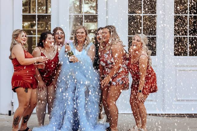 Getting ready with the girls!