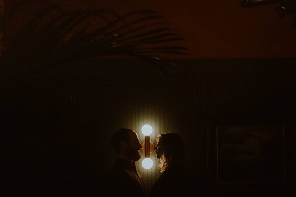 Night Engagement Session