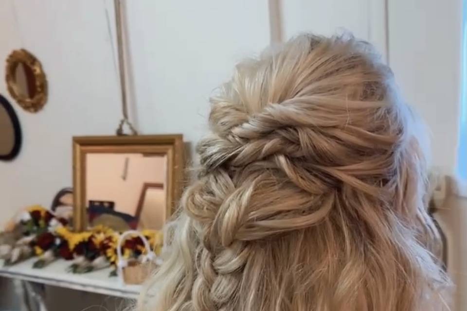 Half Up Braid