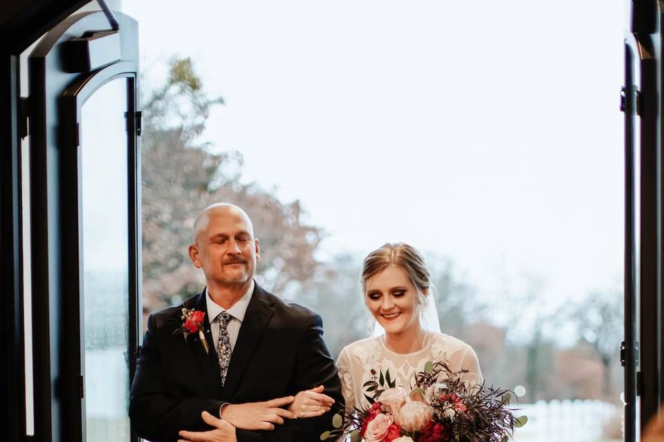 Indoor Ceremony Rockwall Manor