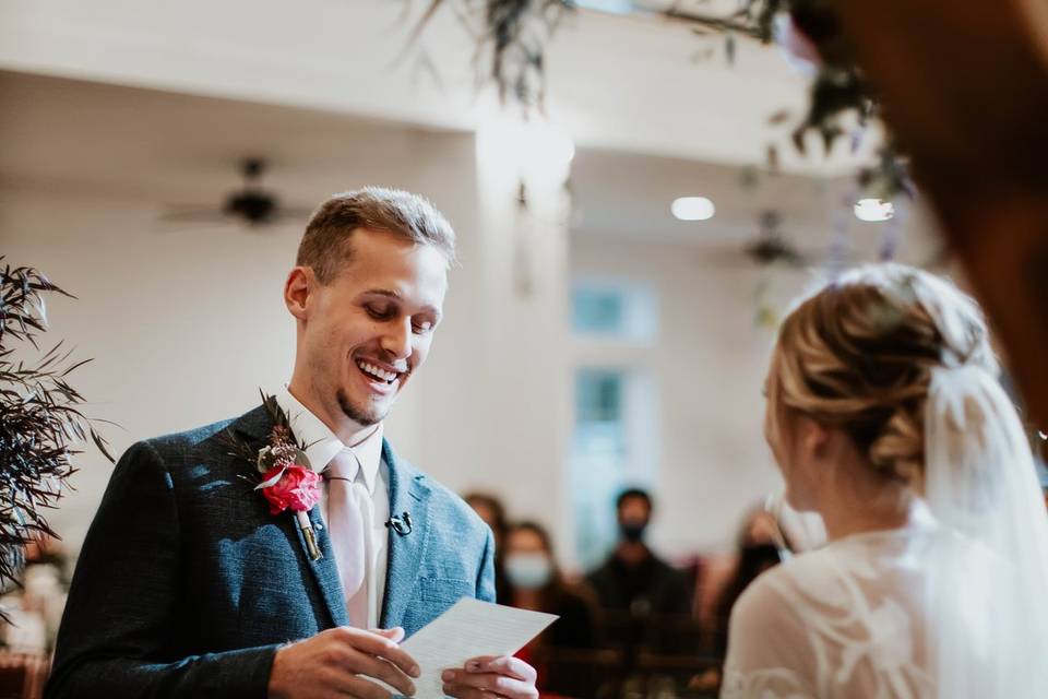 Rockwall Manor Indoor Ceremony