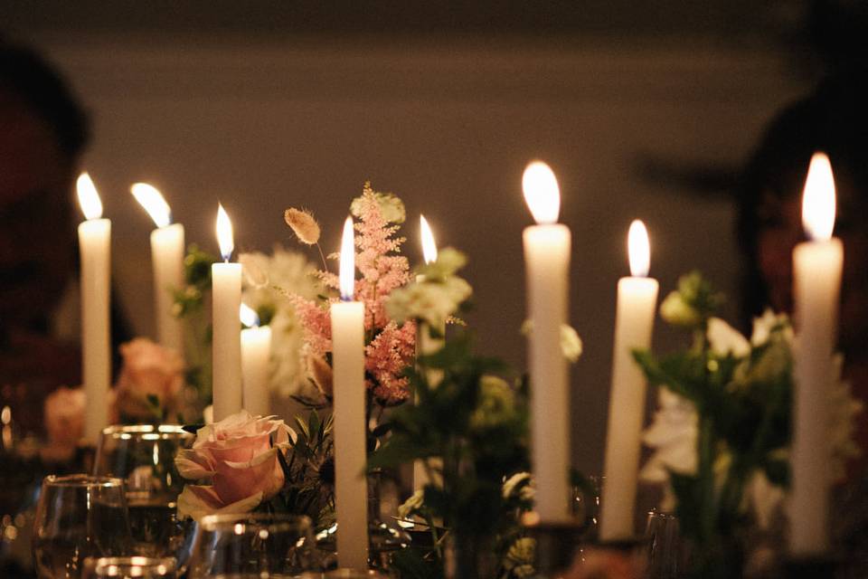 Candlelight Table Setting