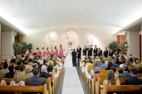 War Memorial Chapel Wedding on Virginia Tech Campus