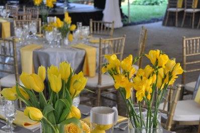 Yellow & Gray Wedding