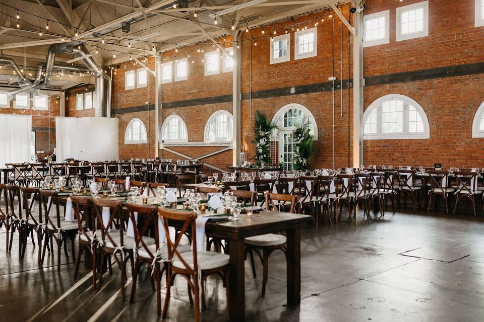 Mahogany farm table