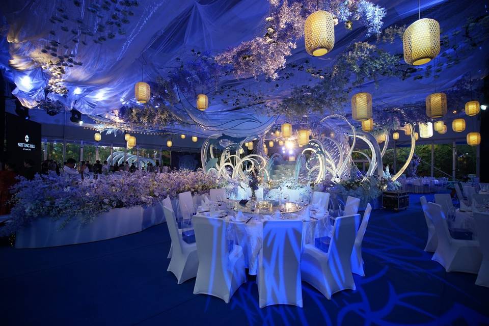 Design your wedding in marquee