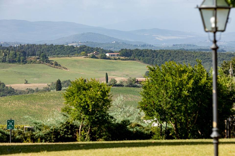 Typical Tuscan surrounding