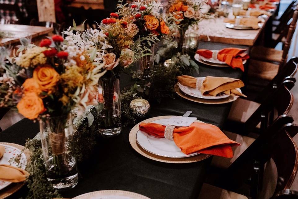 Fall Wedding Centerpiece