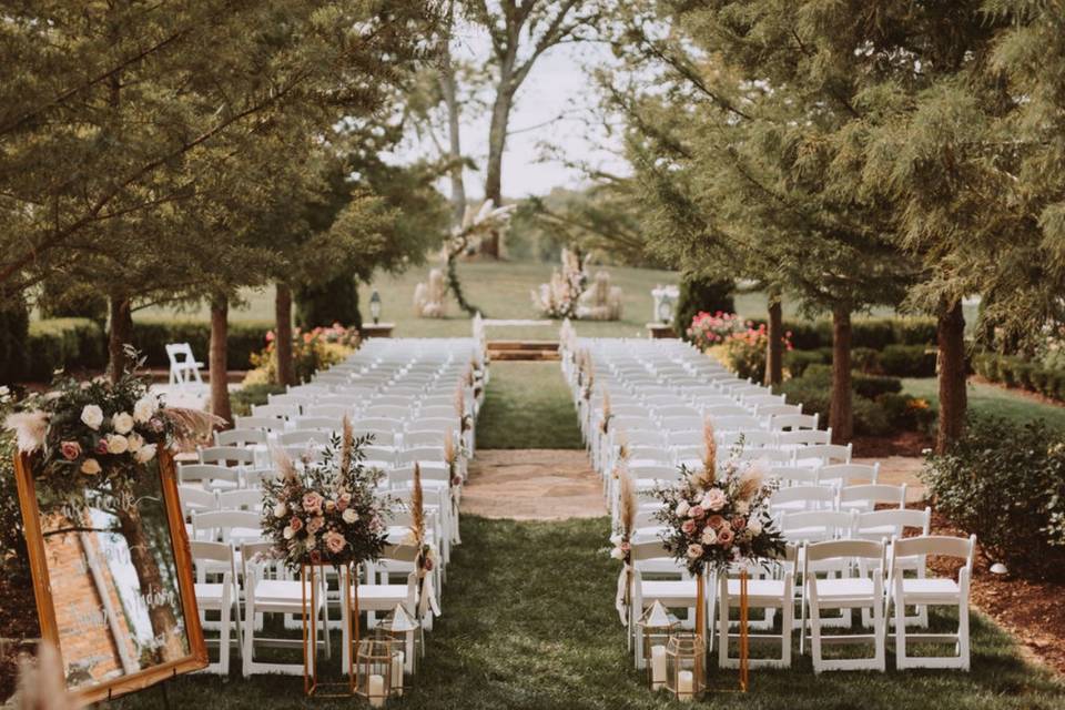 Romantic Outdoor Ceremony