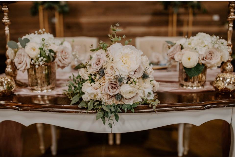 Wood Topped Queen Anne Table