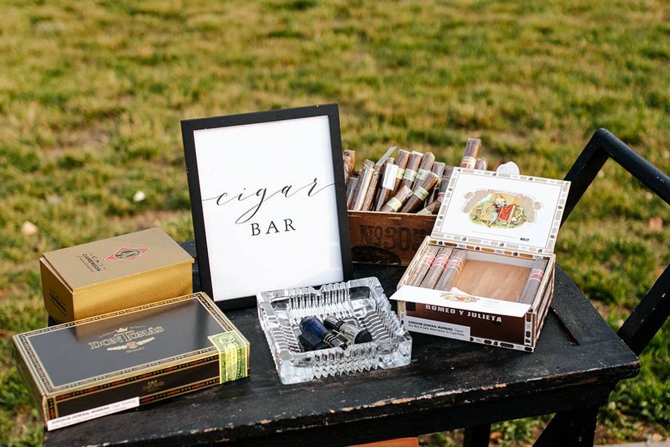 Cigar Bar Cart