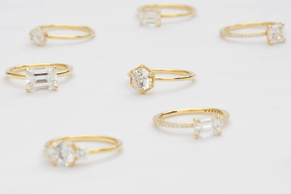 Wide selection of rings