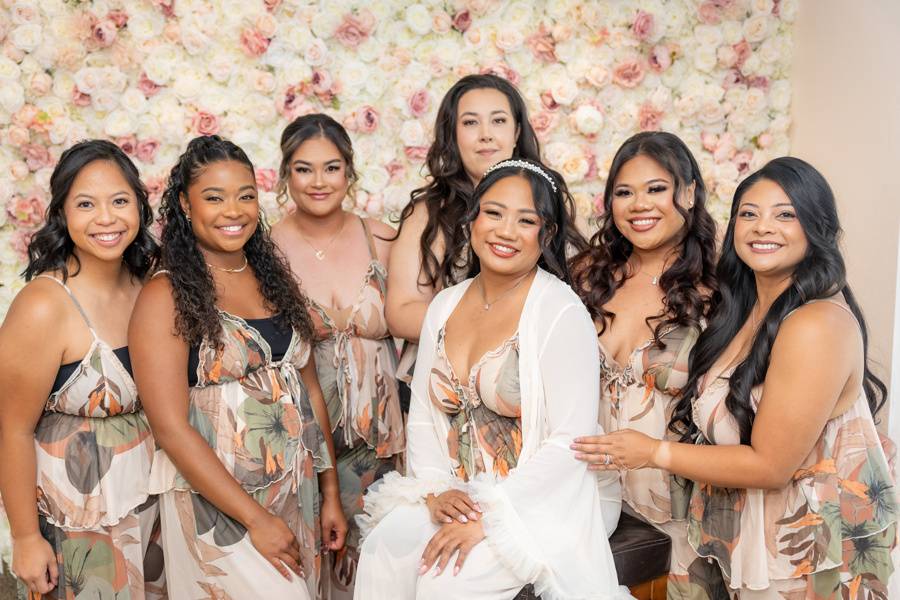 Multi Ethnic Bridal Party