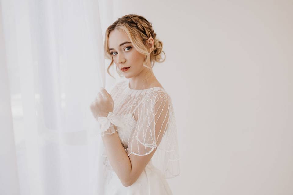 Messy Bun with Braided detail