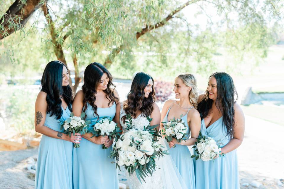 Bridal Party Makeup and Hair