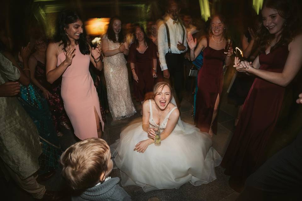 Bride on the dance floor