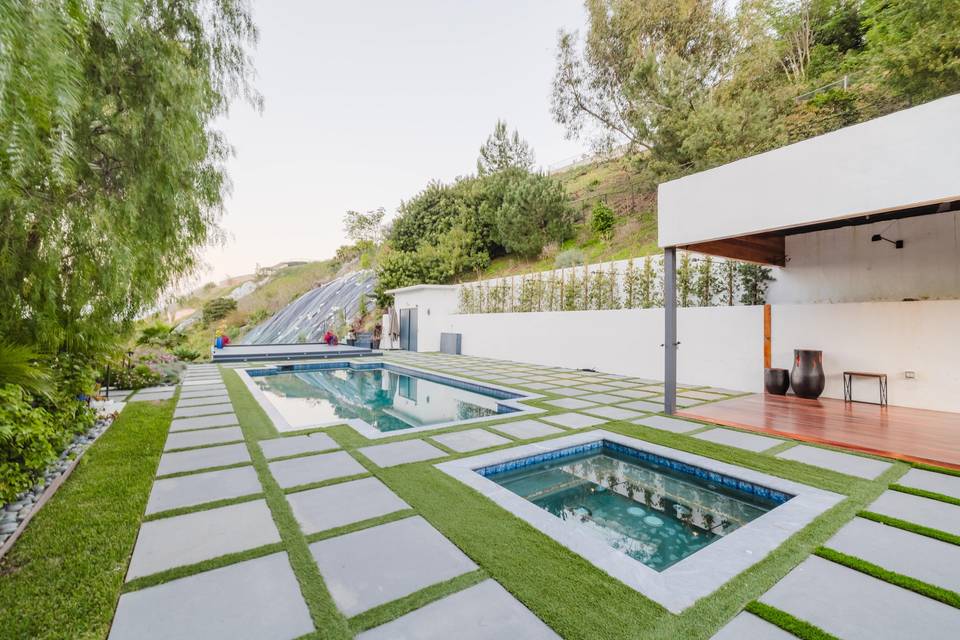 Backyard Pool View