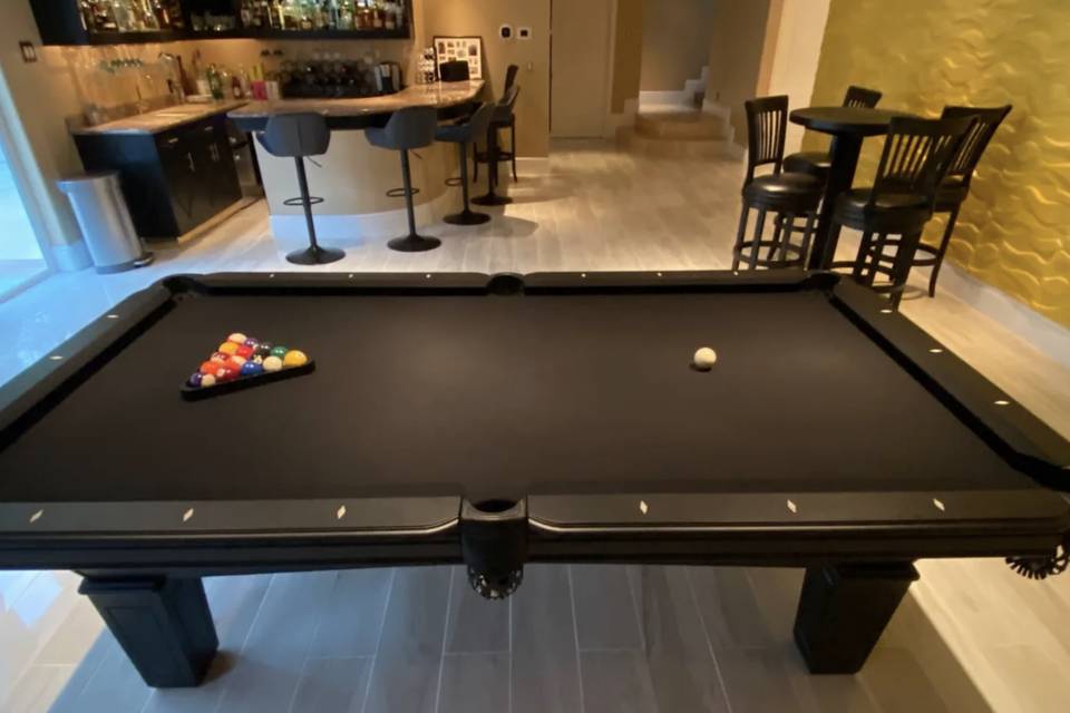 Playroom Area Pool Table