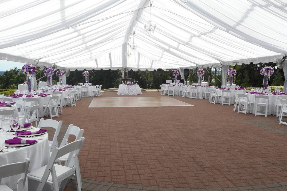 Wedding reception space