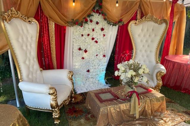 Bride and Groom Seating