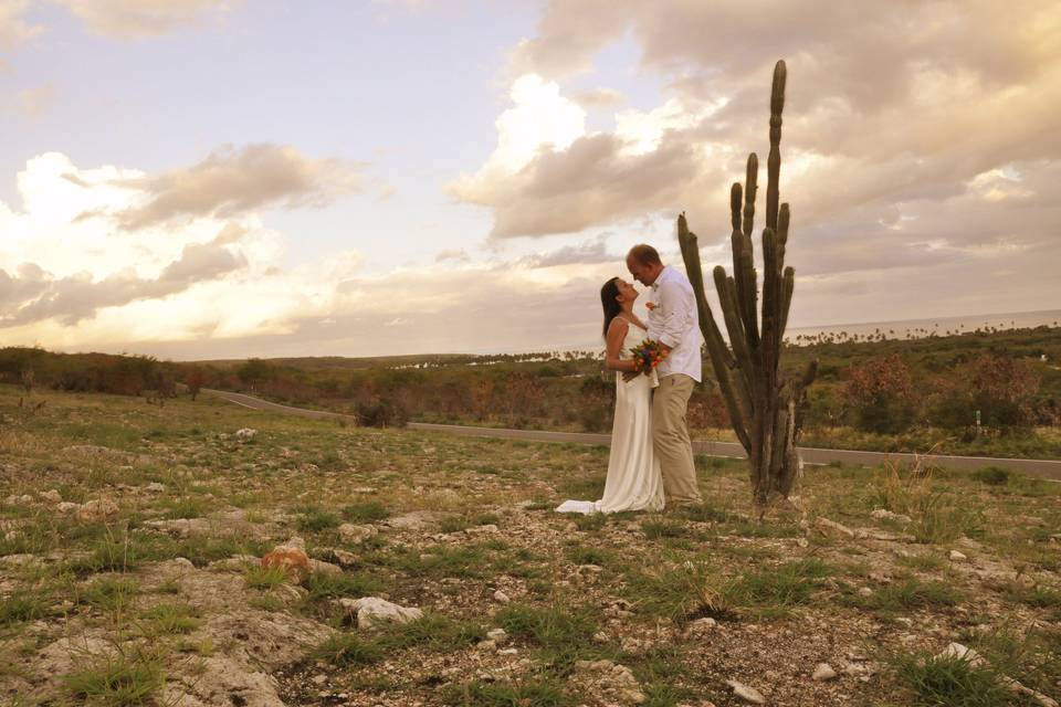 Caribbean elopement