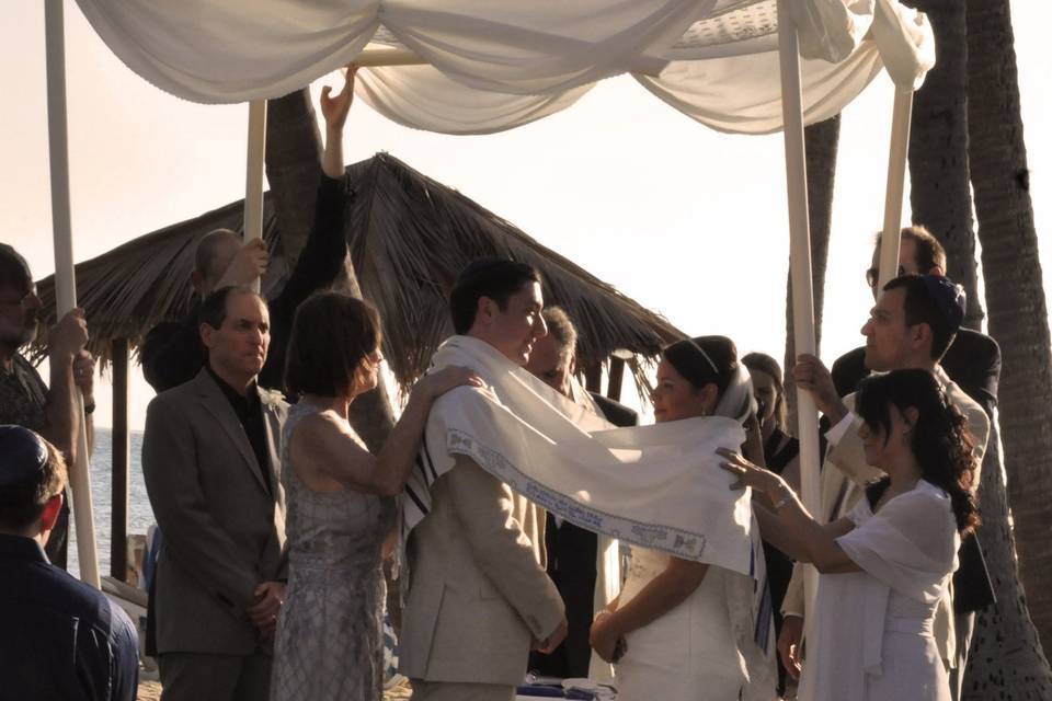 Jewish wedding ceremony