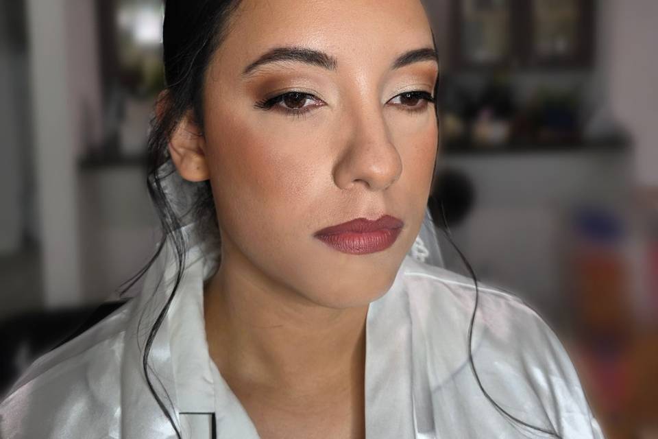 Full glam bridal makeup