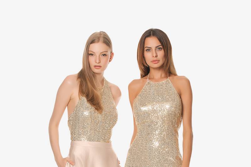 Sequin bridesmaids