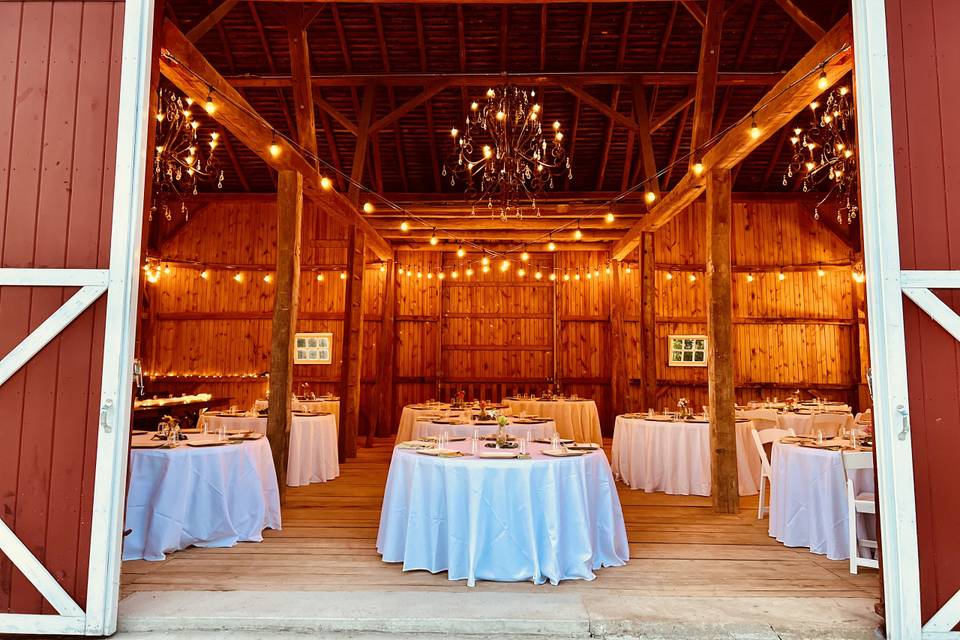 The wedding barn