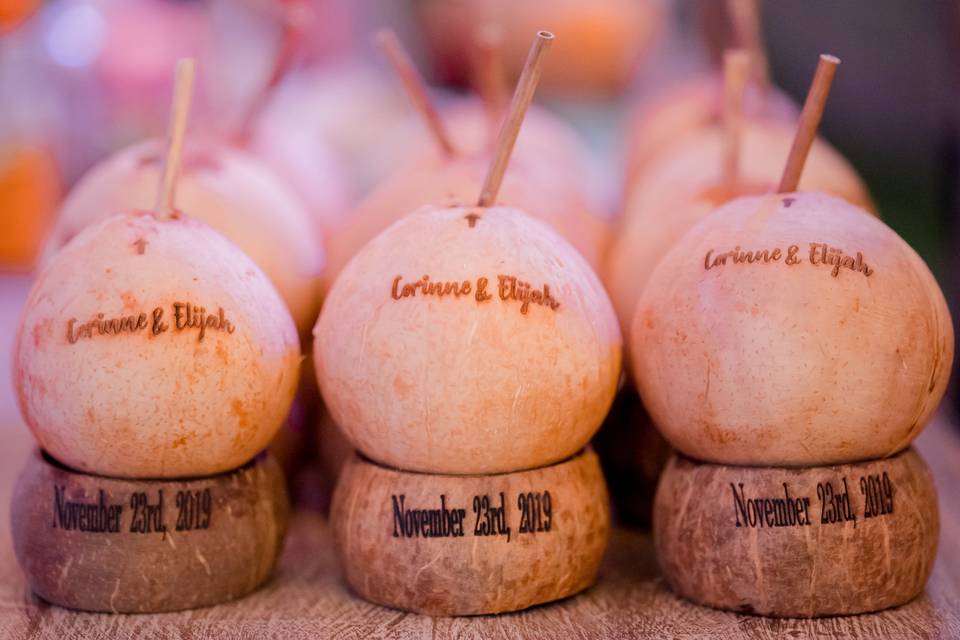 Personalized coconuts